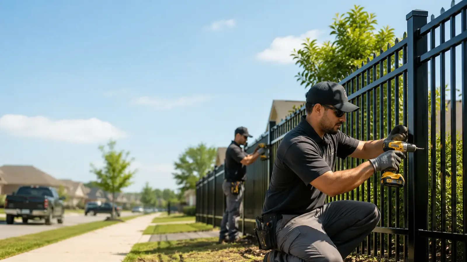 Metal Fence Installation in Washington